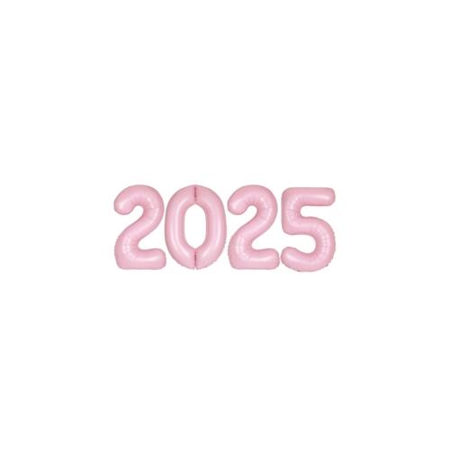 Folienballon 2024 rosa Silvester XL