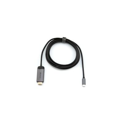 Verbatim 49144 Videokabel-Adapter 1,5 m USB Typ-C HDMI Schwarz, Silber