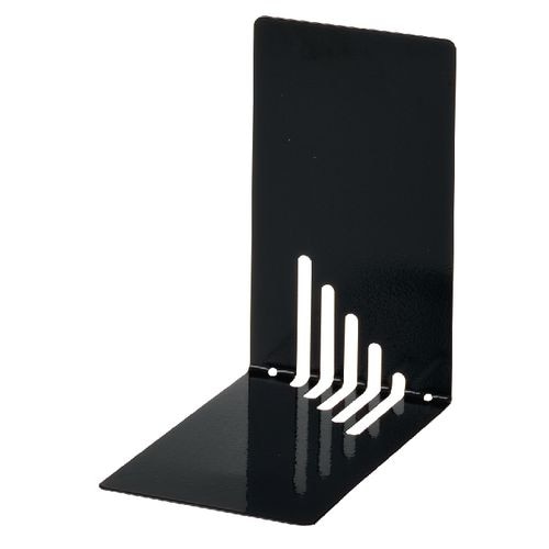 Maul Buchstütze Metall Schwarz 8,5 x 14 x 14 cm 2 Stück Image