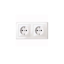 Merten SCHUKO-Steckdose pws/gl MEG2328-1419 Image