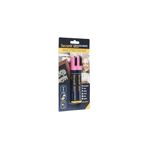 Securit® Kreidestifte 2-6mm, Pink, 2er Set 14,5x2,2x1,7cm | 0,04kg