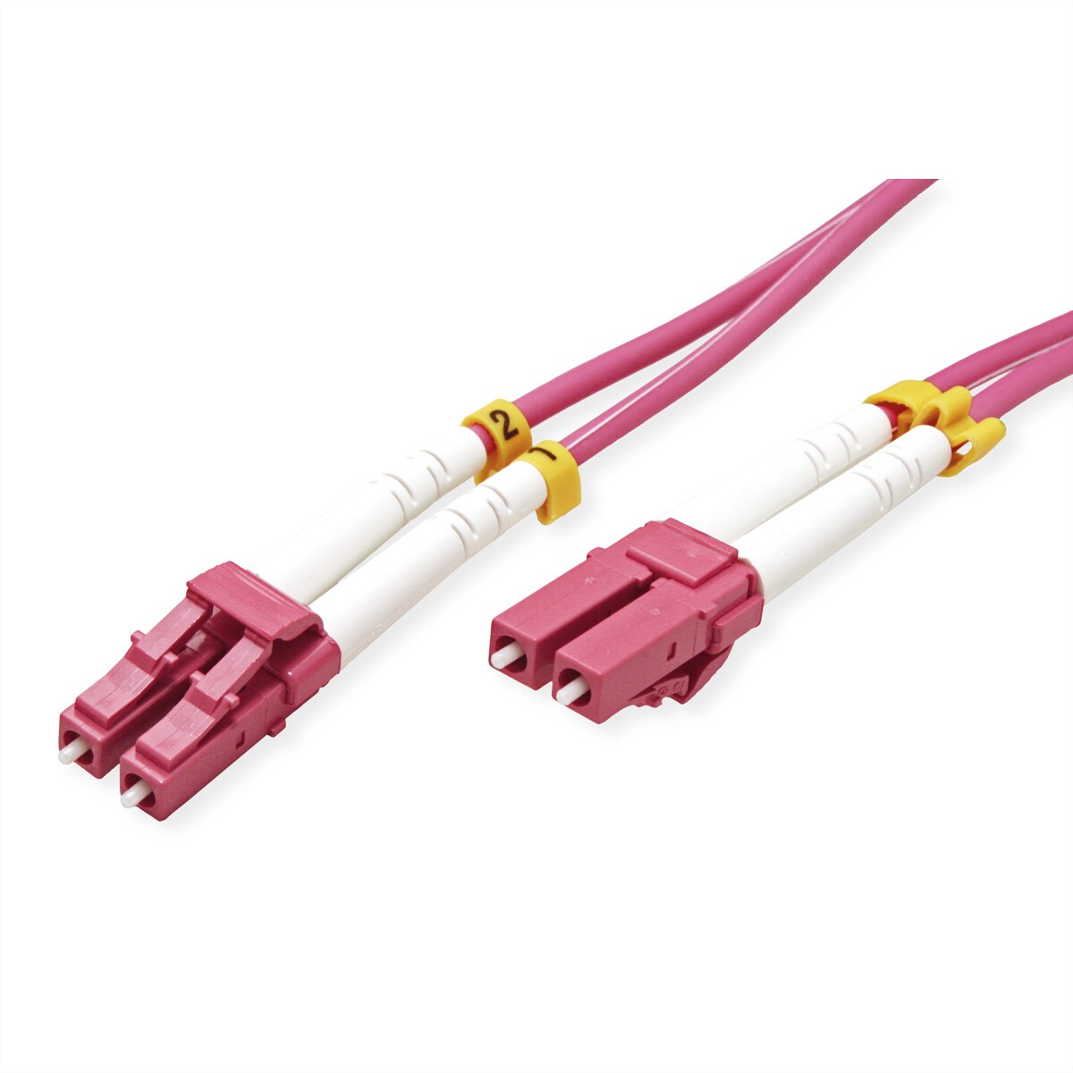 VALUE LWL-Kabel 50/125µm OM4, LC/LC, LSOH, violett, 1 m Image