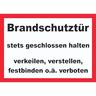 Brandschutztür Schild A6 (105x148mm)