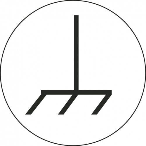 Aufkleber I Leiterkennzeichen Masse, RoHS-konform, Folie, selbstklebend, Ø 20mm, 20/Bogen, DIN EN 60445 / IEC 60417 Image