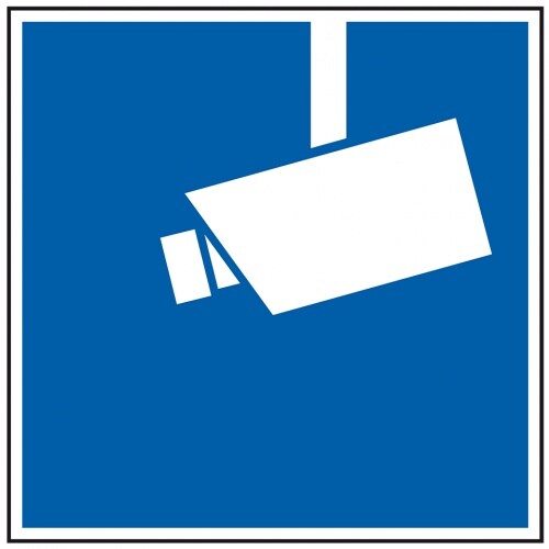 Schild I Hinweisschild Video-Infozeichen, Kunststoff, 200x200mm Image