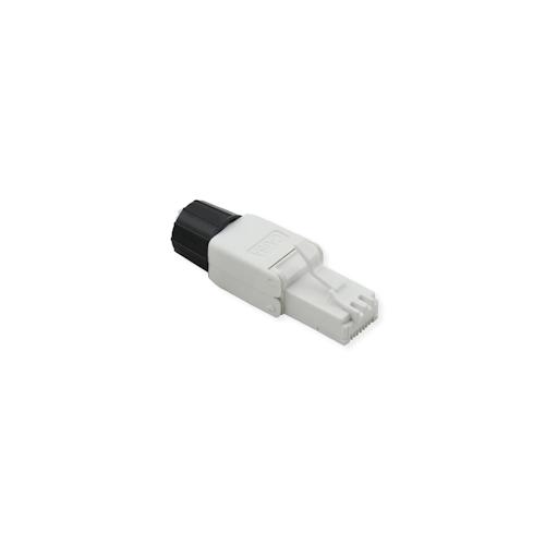 ROLINE feldkonfektionierbarer RJ-45 Stecker Kat.6A (Class EA), UTP, weiß