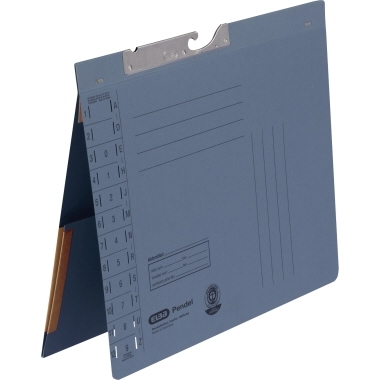 ELBA Pendelhefter 100570019 DIN A4 Amtsheftung 320g Manilakarton blau Image