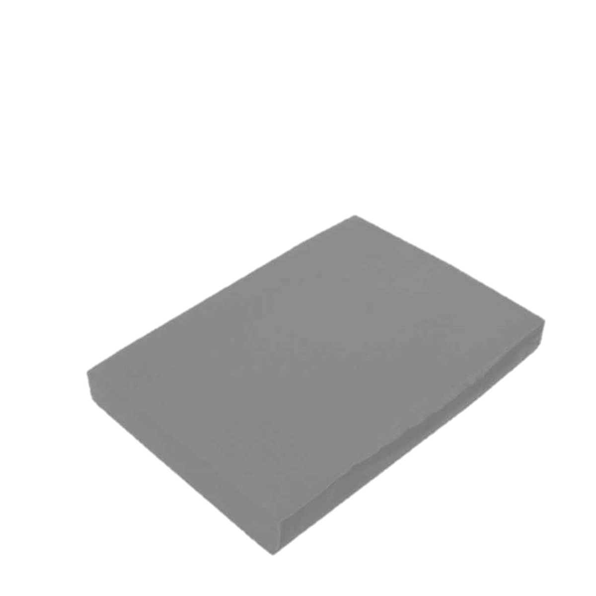 EXKLUSIV HEIMTEXTIL Jersey Spannbettlaken für Wasserbetten Rundumgummizug 200 x 220 cm Grau Image
