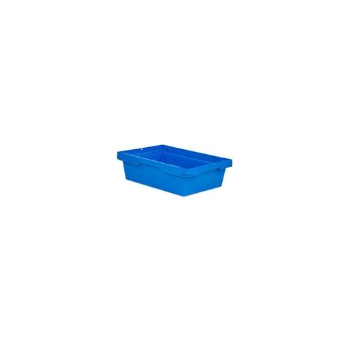 PROREGAL Conical Mehrweg-Stapelbehälter Blau |HxBxT 17,3x40x60cm |29 Liter |Lagerbox Eurobox Transportbox Transportbehälter Stapelbehälter