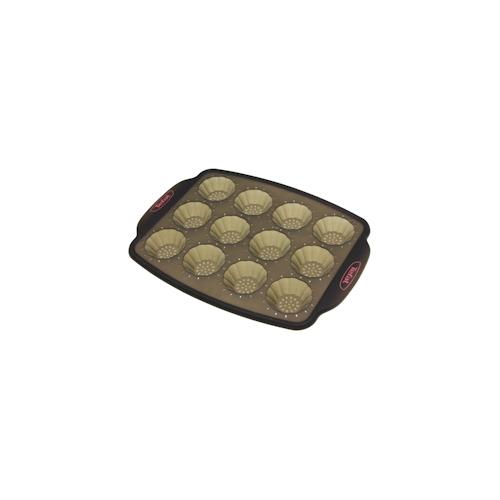 Tefal J4171414 Crispybake 12x Mini-Törtchen Silikon-Backform | für cake Factory