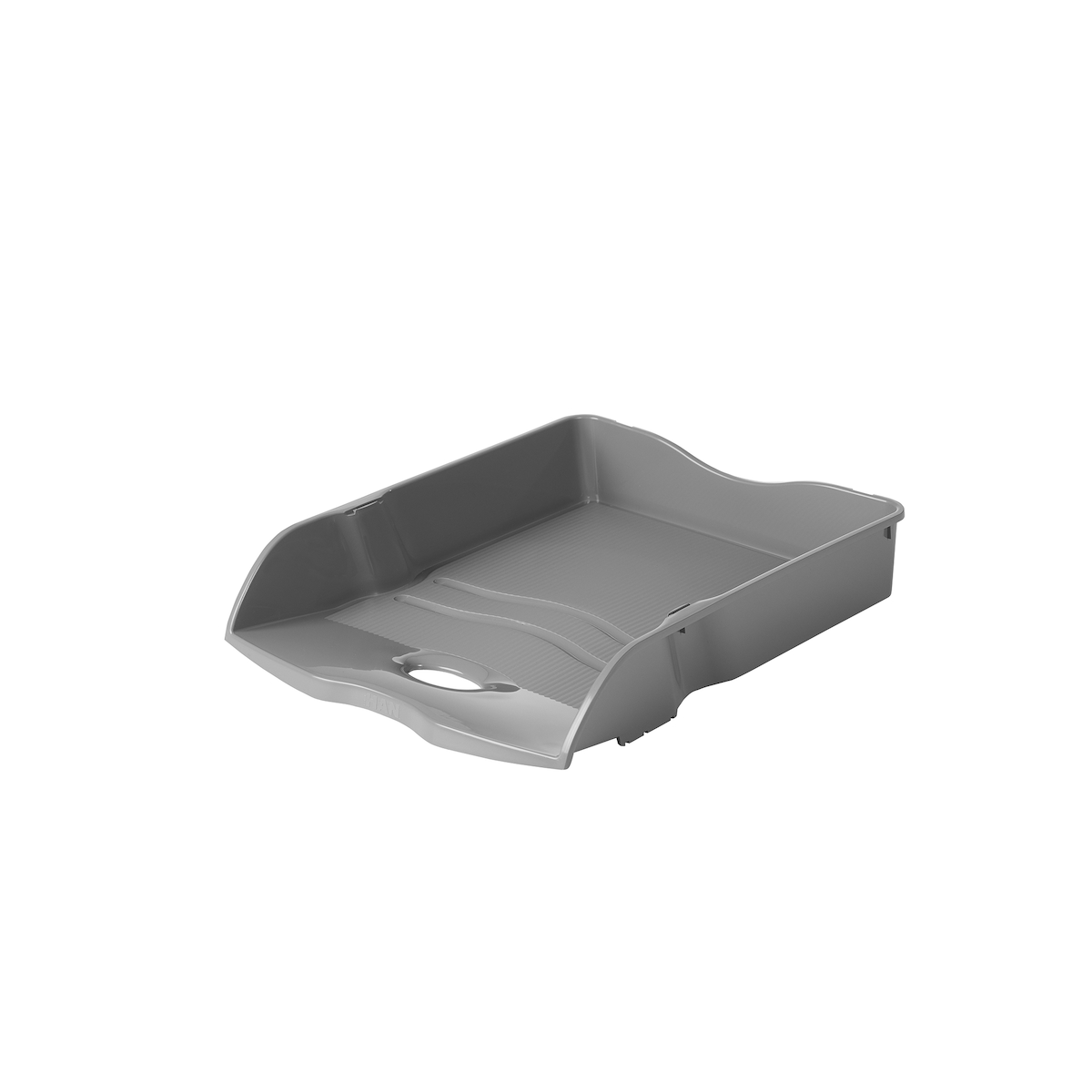 Briefablage HAN Re-LOOP, DIN A4/C4, 100% Recyclingmaterial, stapelbar, nestbar Stapelbar ineinander, stabil, dunkelgrau Image