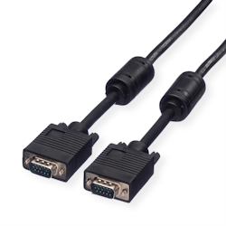 ROLINE SVGA-Kabel HD15 ST - ST mit Ferritkern, 3 m Image