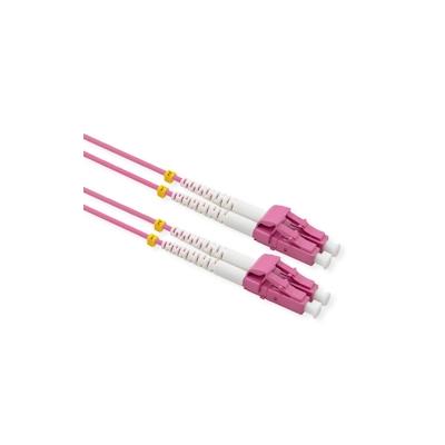 VALUE LWL-Kabel 50/125µm OM4, LC/LC, Low-Loss-Stecker, violett, 10 m Image
