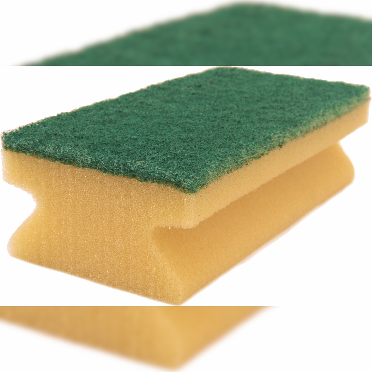ARCORA PROFI GRIFFVLIESSCHWAMM GELB-GRÜN 150x70x45mm Image