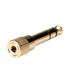 ROLINE GOLD Stereo Adapter 6,35 mm Stecker - 3,5 mm Buchse Image