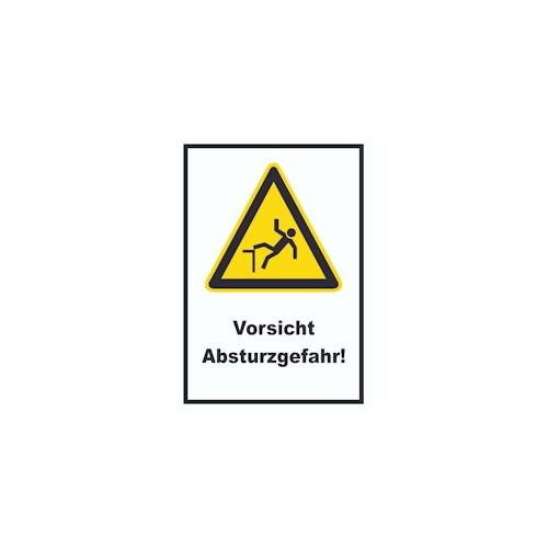 Vorsicht Absturzgefahr Schild A3 (297x420mm)