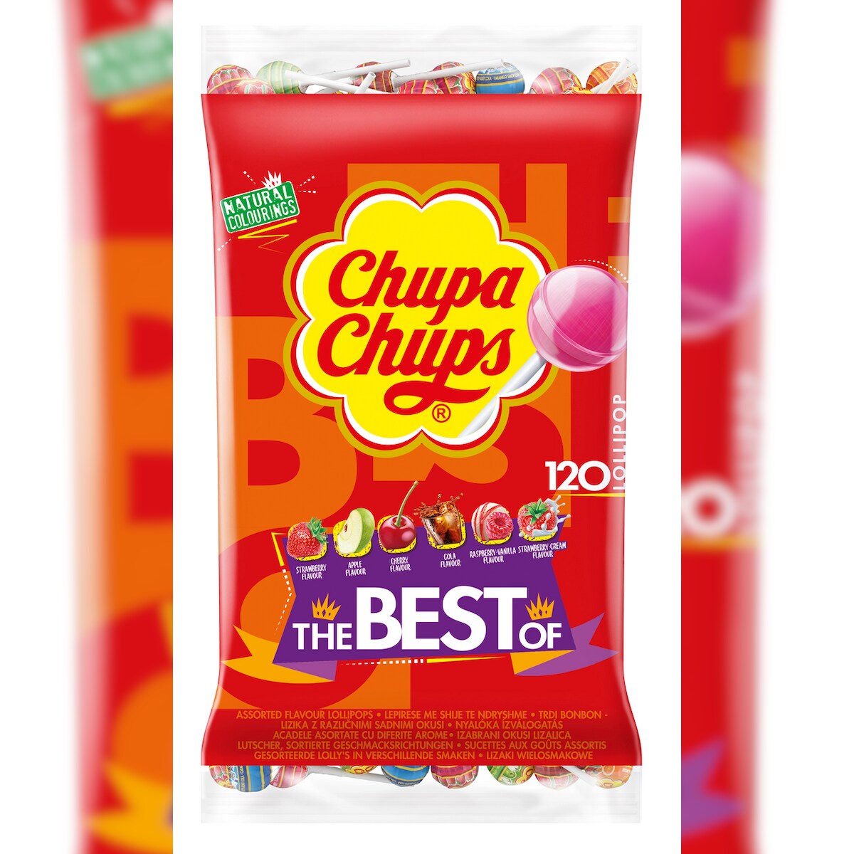 Chupa Chups Lutscher The Best Of Nachfüllbeutel 120 Stück (1,44 kg) Image
