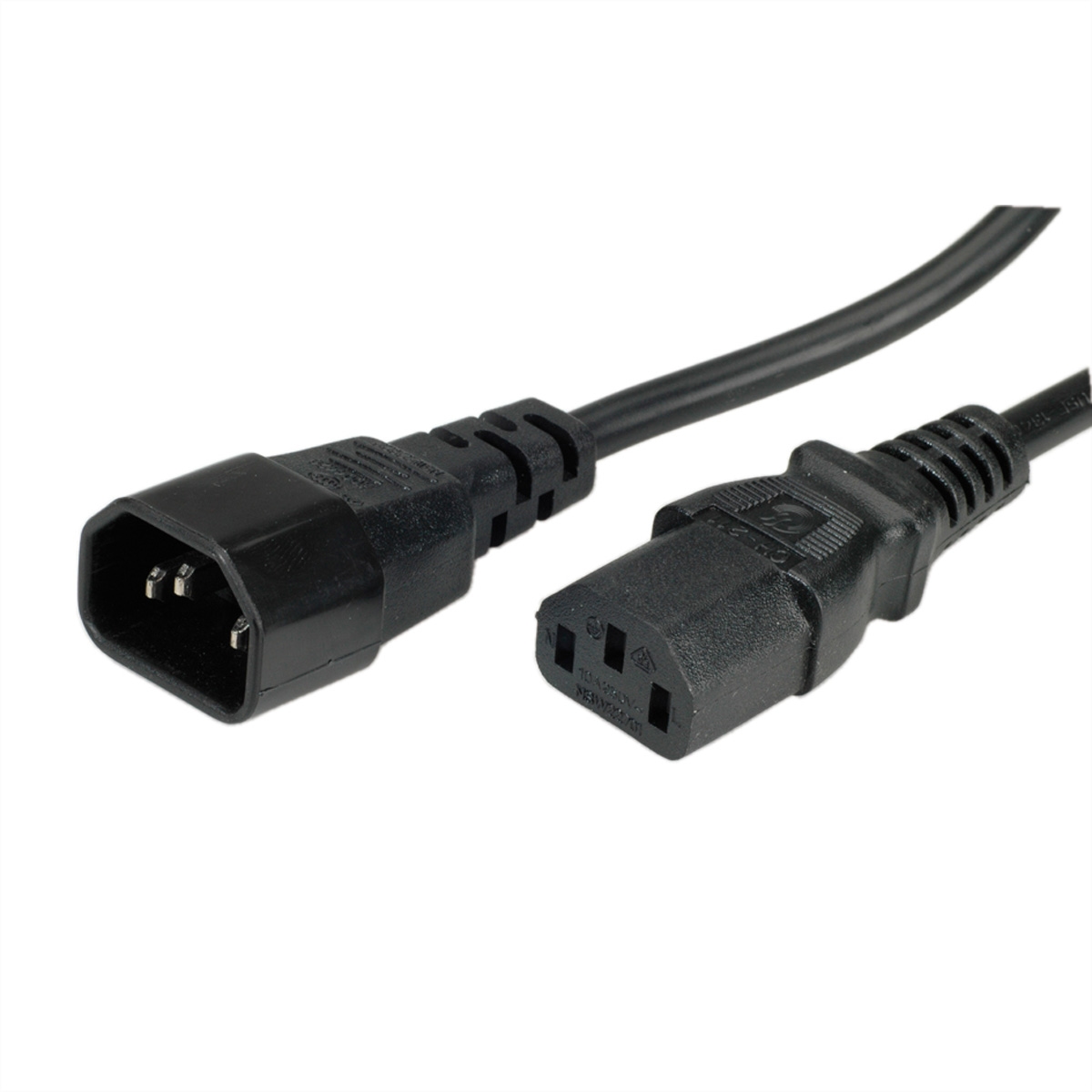 BACHMANN Kaltgeräte-Kabel 2,5m schwarz IEC320 C13-C14, 2,5 m Image