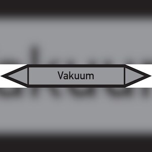 Rohrleitungskennzeichen Vakuum - 187x26 mm Folie selbstklebend Image
