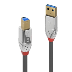 Lindy 36660 Lindy USB 3.0 Kabel Typ A/B Cromo Line M/M 0.5m Image