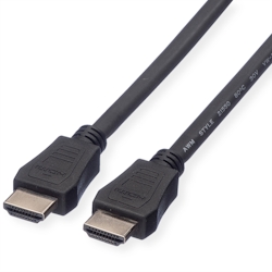VALUE HDMI High Speed Kabel mit Ethernet, LSOH, schwarz, 1 m Image