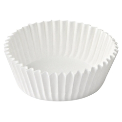 1000x Gebäckkapseln weiß O 70 x 20 mm