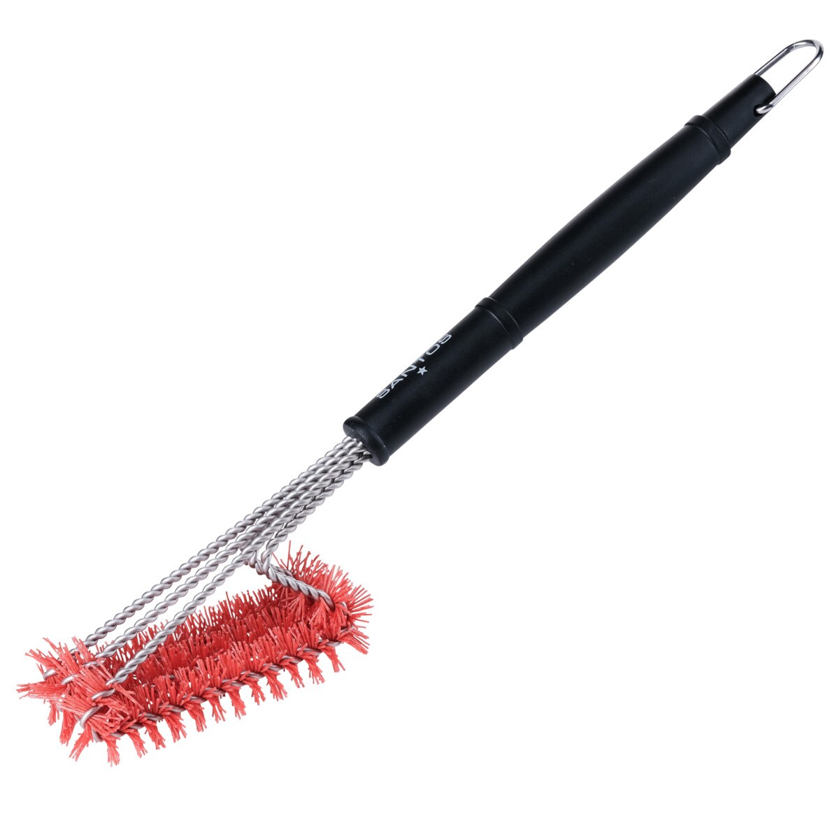 SANTOS BBQ Clean 3-Kopf Grillbürste Nylon 44,5 cm Image