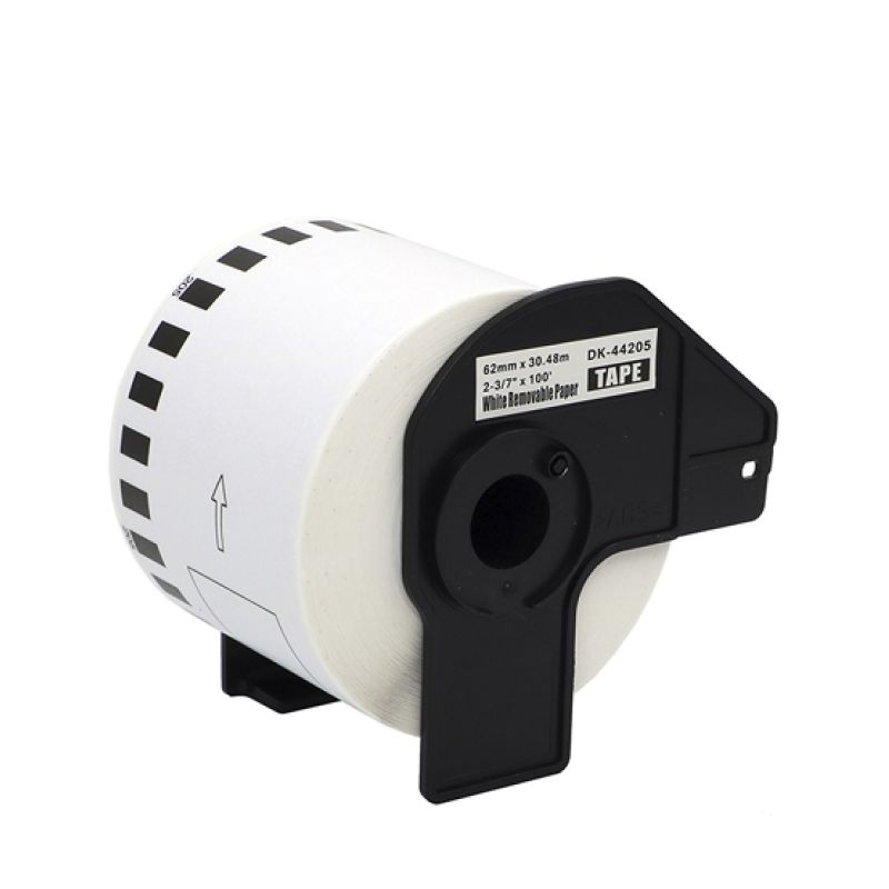 rillstab Endlos-Etiketten Papier, 62 mm x 30,48 m, ablösbar Image