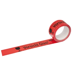 Soennecken Signalklebeband Vorsicht Glas Bruchgefahr 50mmx66m Image