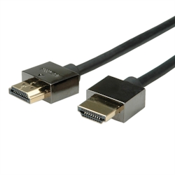 ROLINE Notebook HDMI High Speed Kabel mit Ethernet, schwarz, 3 m Image