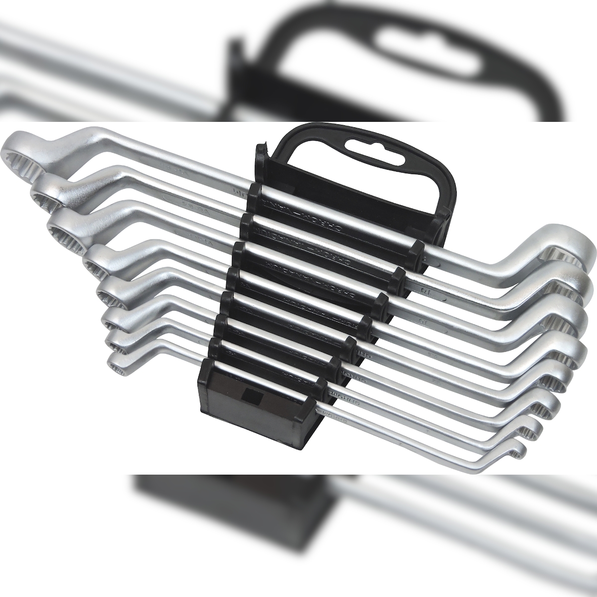 FAMEX 10154-8 Doppel Ringschlüssel Satz - Doppelring-Schlüssel - Schraubenschlüssel Satz Image