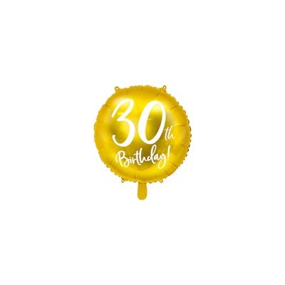 30. Geburtstag Folienballon gold