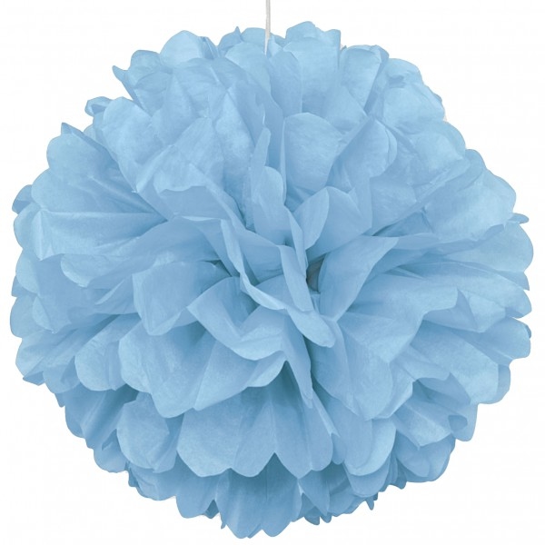PomPom 40 cm hellblau Image
