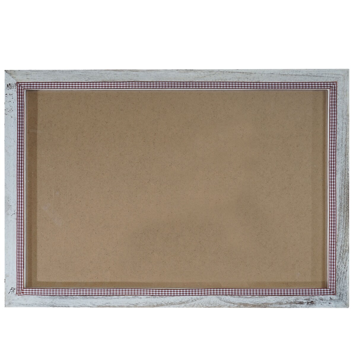 Mendler Bilderrahmen T250, Fotorahmen Holzrahmen Wand-Rahmen, 46x66cm Shabby-Look Landhaus ~ weiß Image