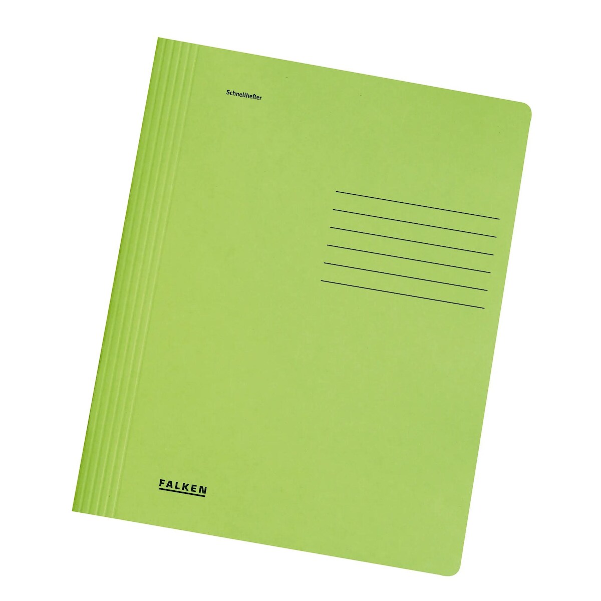 Falken 11287570 Schnellhefter Karton für DIN A4, 240g/m2 Manila-RC-Krt., intensivfarben, 25er Poly - Hellgrün Image