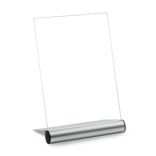 Tischaufsteller »Fendige« DIN A4, Aluminium, Acrylglas Image