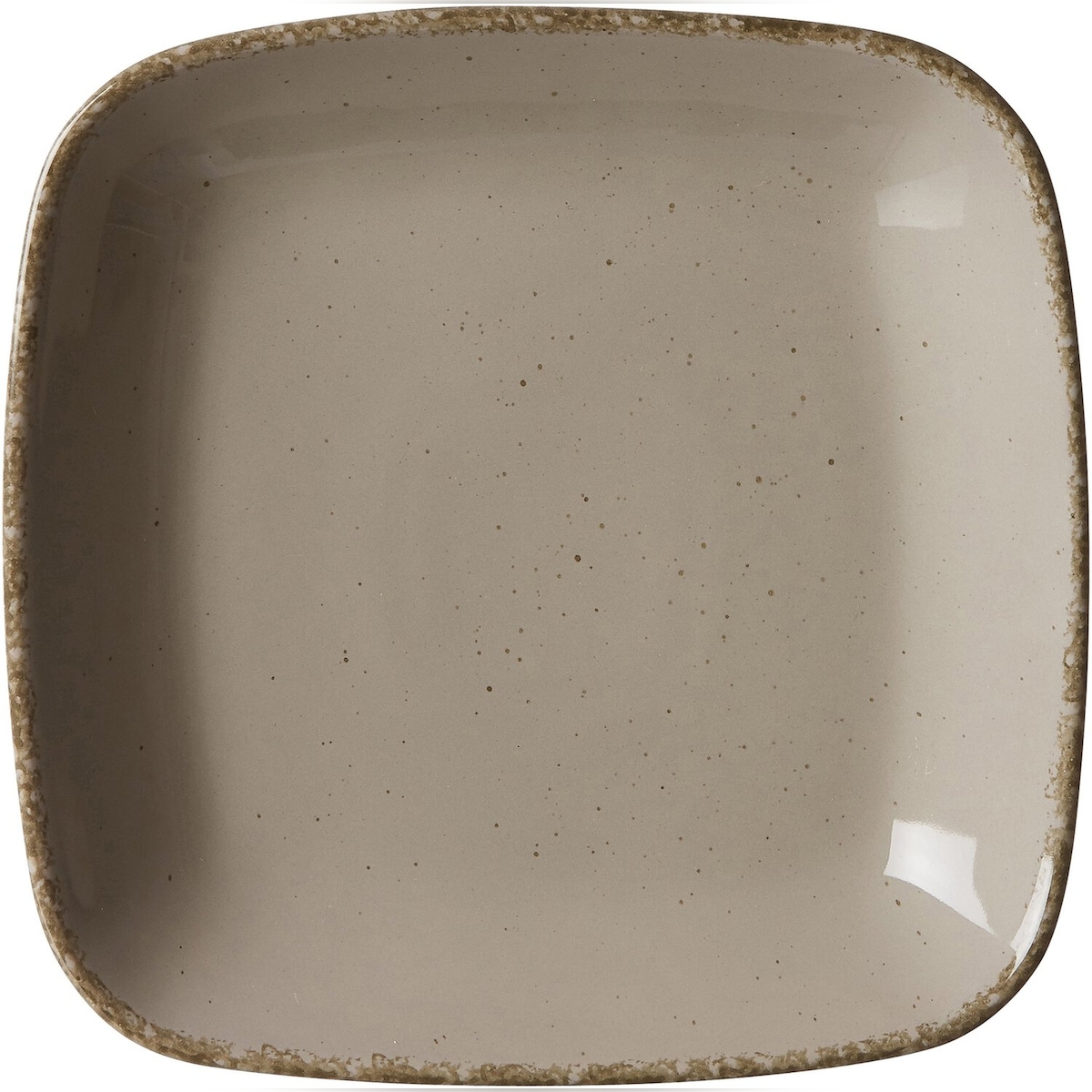 Ritzenhoff & Breker Suppenteller Teller Casa Porzellan grau eckig 22 x 22 x 4 cm Image