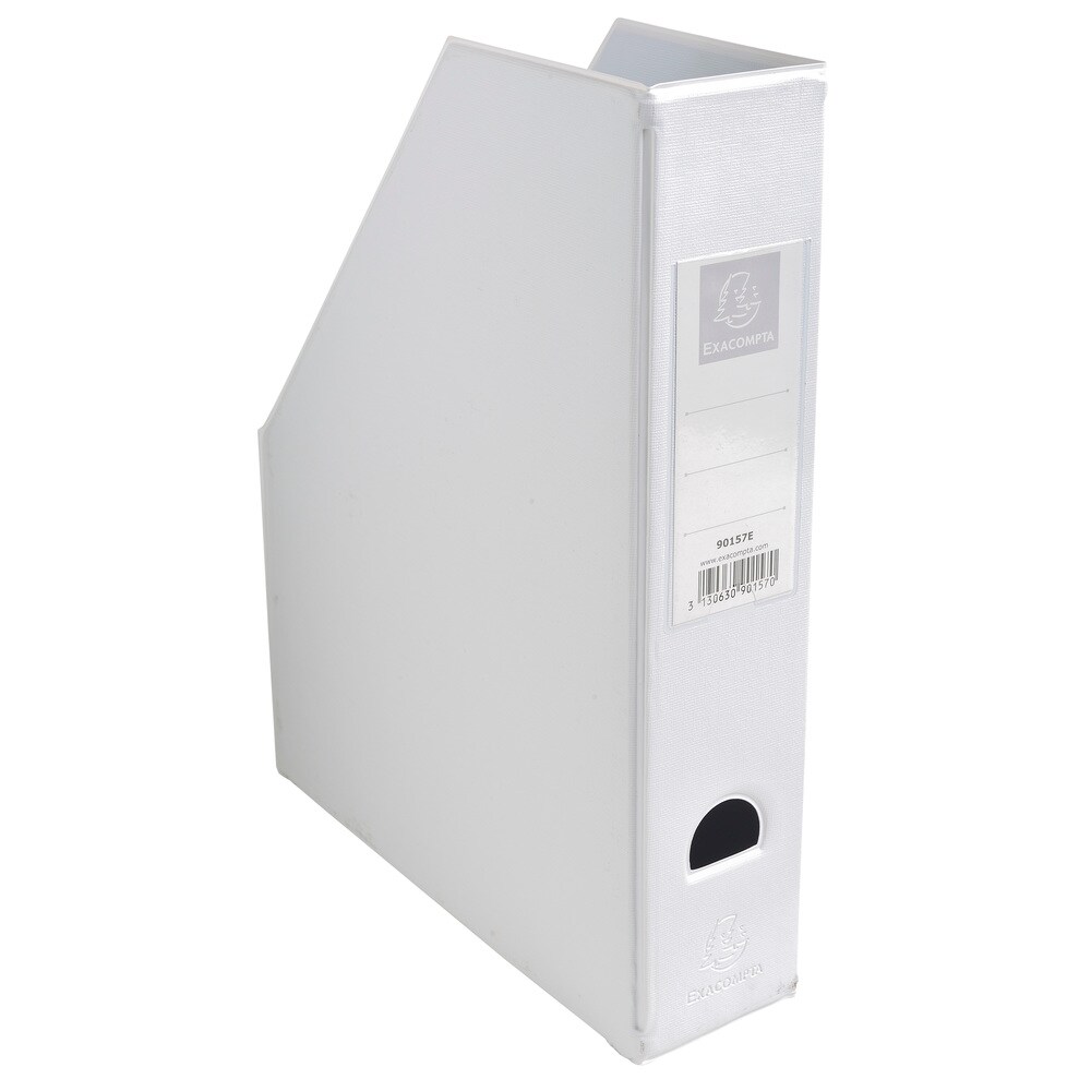 Exacompta Stehsammler aus festem PP 2mm, Rücken 70mm mit aufgeklebtem Etikettenhalter und Griffloch, 23x31cm Image