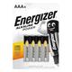 Energizer Batterie Alkaline Power E300132600 AAA Micro 4 St./Pack