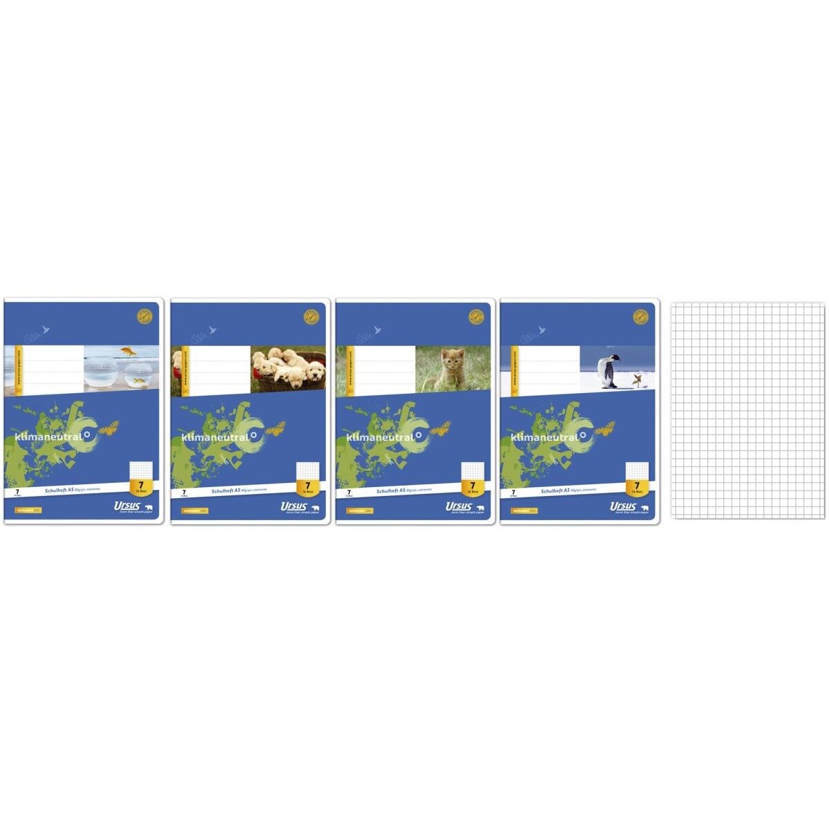 Heft LIN7 A5 16 Blatt 80g/qm 7mm kariert Image