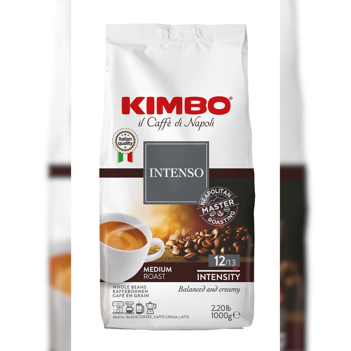 Kimbo Kaffee Aroma Intenso ganze Bohnen (1 kg) Image