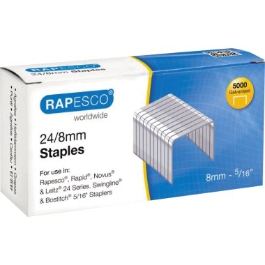 Rapesco Heftklammern S24807Z3 24/8mm 5.000 St./Pack. Image