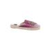 White House Black Market Mule/Clog: Slip-on Platform Feminine Pink Shoes - Women's Size 6 - Round Toe