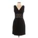 Connected Apparel Casual Dress - Party: Black Dresses - Women's Size 10