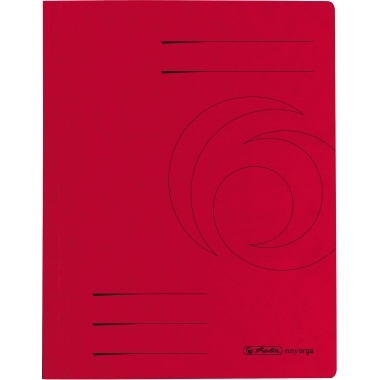 Herlitz Schnellhefter 10902898 DIN A4 Colorspankarton rot Image