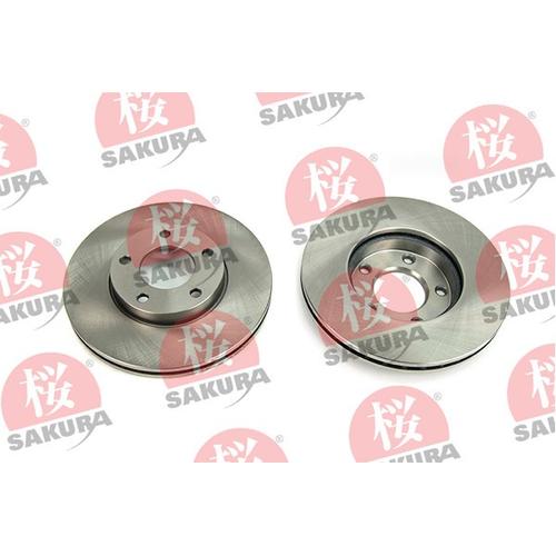 SAKURA Bremsscheibe vorne rechts links innenbelüftet 278mm für MAZDA BP4Y-33-25XC BP4Y-33-25XB C24Y-33-25XC 604-30-3690