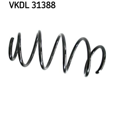 SKF Fahrwerksfeder vorne rechts links Schraubenfeder mit konstantem Drahtdurchmesser 141mm für SEAT 6R0411105AF VKDL 31388 Image