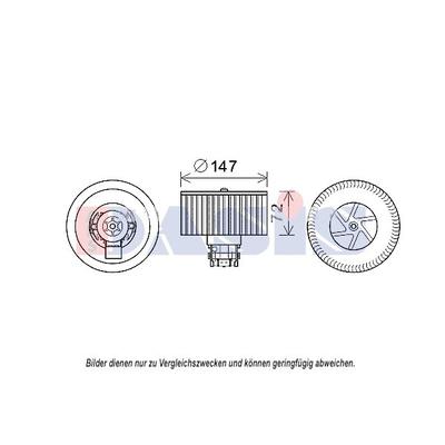 AKS DASIS Innenraumgebläse für RENAULT OPEL NISSAN 4401815 9109815 7701048969 158114N