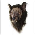 GALsor Animal Latex Simulation Wolf Head Mask Brown Hair Halloween Mask