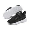 Laufschuh PUMA "Flyer Runner Sneakers Kinder", Kinder, Gr. 25, schwarz-weiß (schwarz, weiß), Obermaterial: Textil, Synthetik; Futter: Textil; Innensohle: Textil; Laufsohle: Gummi, Schuhe